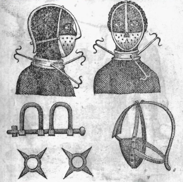 thetrippytrip:  The top you see a mask that was used on slaves who were runaway threats.