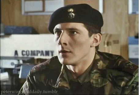 Peter Wingfield Daily — Lt Nick Pasco in Soldier Soldier “All the King's...