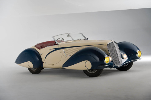 This astonishingly beautiful 1937 Delahaye 135 Competition Court Torpedo Roadster sold for $6.6 mill