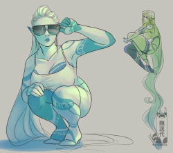 yokoboo:    Danah Sketches 11192015     Just some sketches of my ageless oracle for fun.   