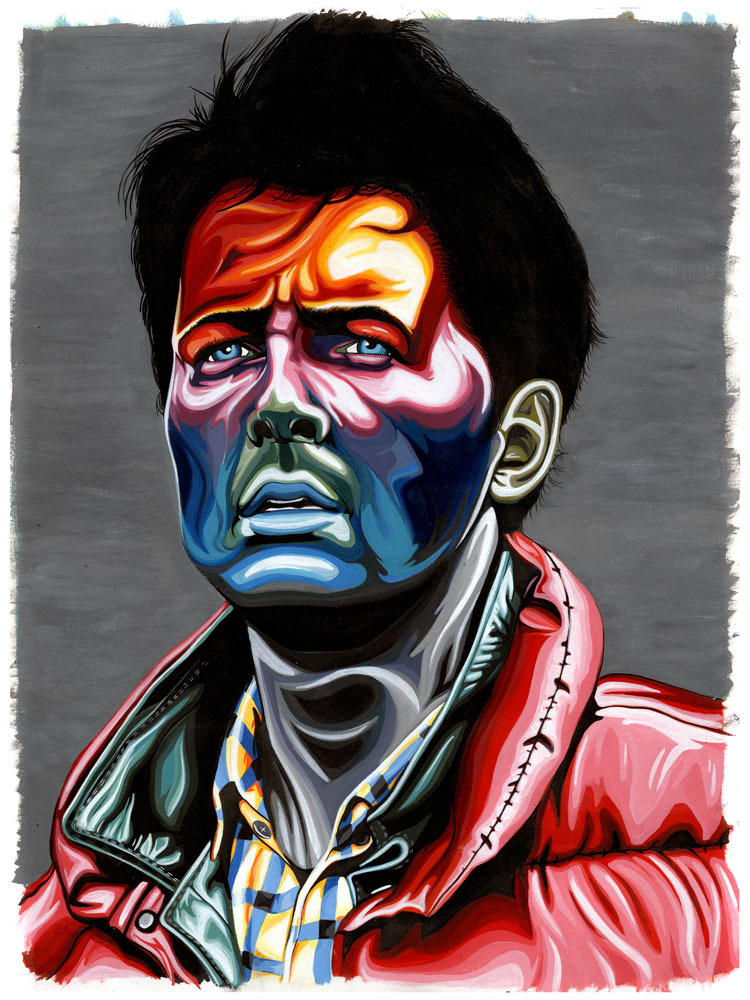 missdanidaniels:  theonlymagicleftisart:  Badass Celebrity Portraits by Carty Sewill