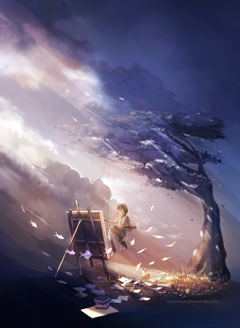awesomedigitalart:  island . by megatruh