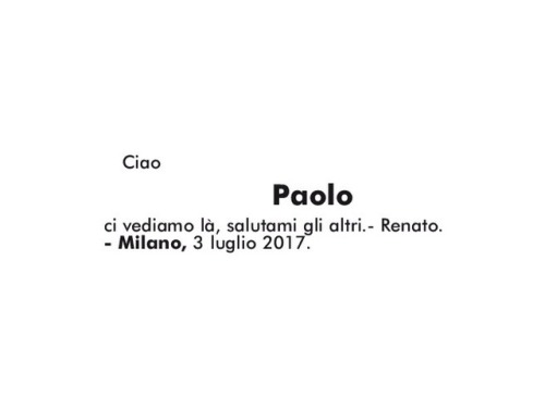 (via Il commovente necrologio di Renato Pozzetto per l’amico Paolo Villaggio - Corriere.it)