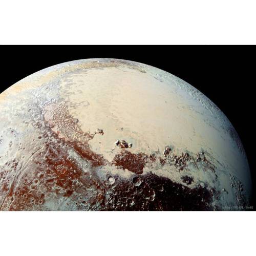 Pluto’s Sputnik Planum #nasa #apod #apl #pluto #dwarfplanet #sputnikplanum #tombaughregio #newhorizons #spacecraft #spaceprobe #solarsystem #space #science #astronomy