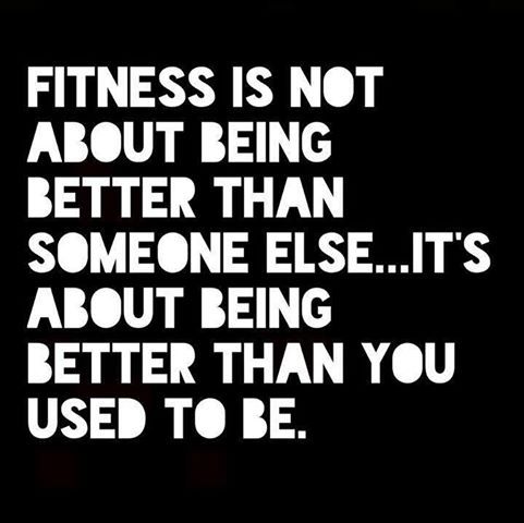 madsweat: Monday Motivation!! Fitness is not about being better than someone else… it’s
