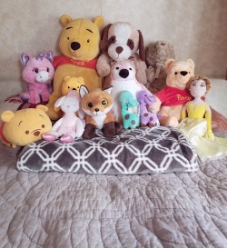 princessbabygirlxxoo:  My stuffie family is growing 💖🙈