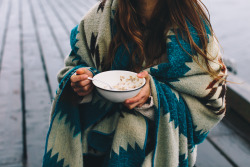 benchandcompass:  granola and blanket kinda morning.  