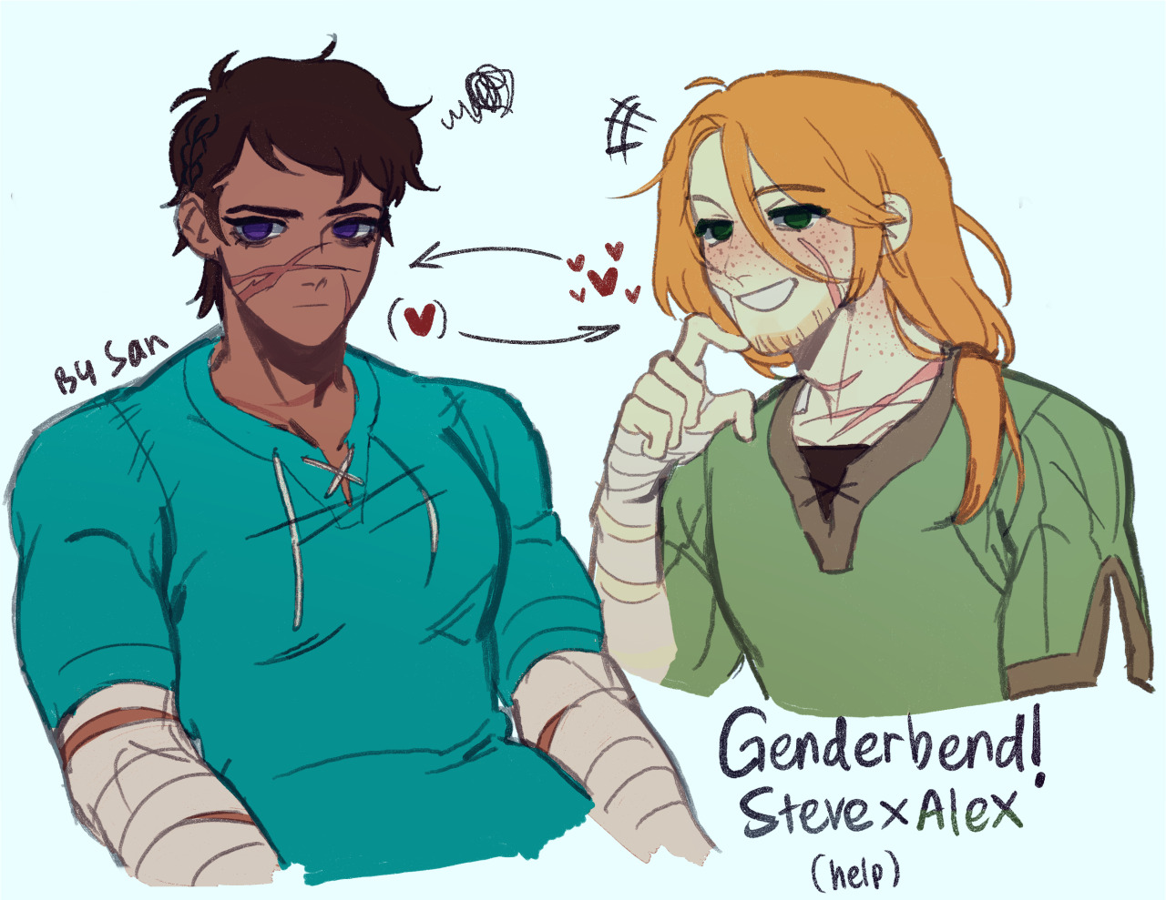 Herobrine Gender Swap!