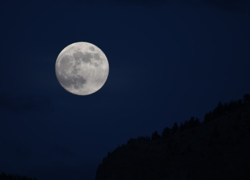 sumbluespruce:Moon rise over Sheep Mountain6-4-2020