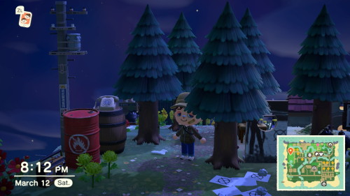 I don’t know if I mentioned it but I finished making Rosswood Park in Animal Crossing a little