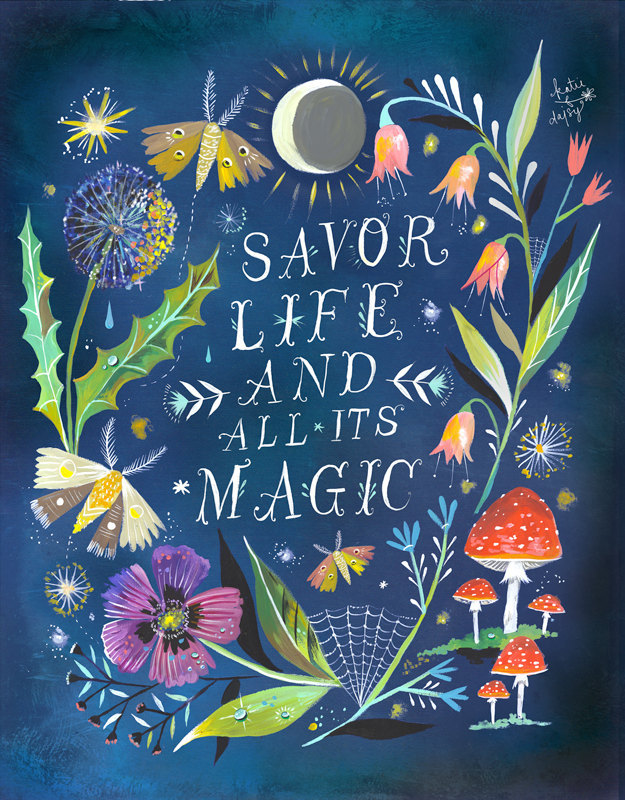 culturenlifestyle:  New Inspirational Illustrations Pay Homage to the Magic of Nature