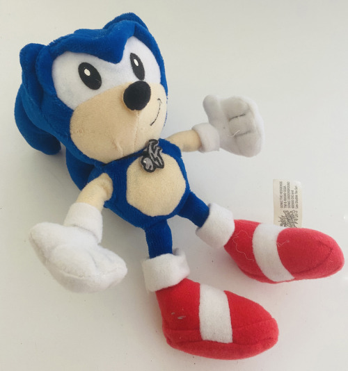 sonichedgeblog: A ‘Sonic Underground’ plush toy of Sonic. These were part of a promotion