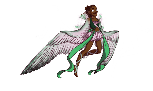 HARPIX!! wings are super fun but also evillore and design notes belowSo just like Sirenix, Harpix is