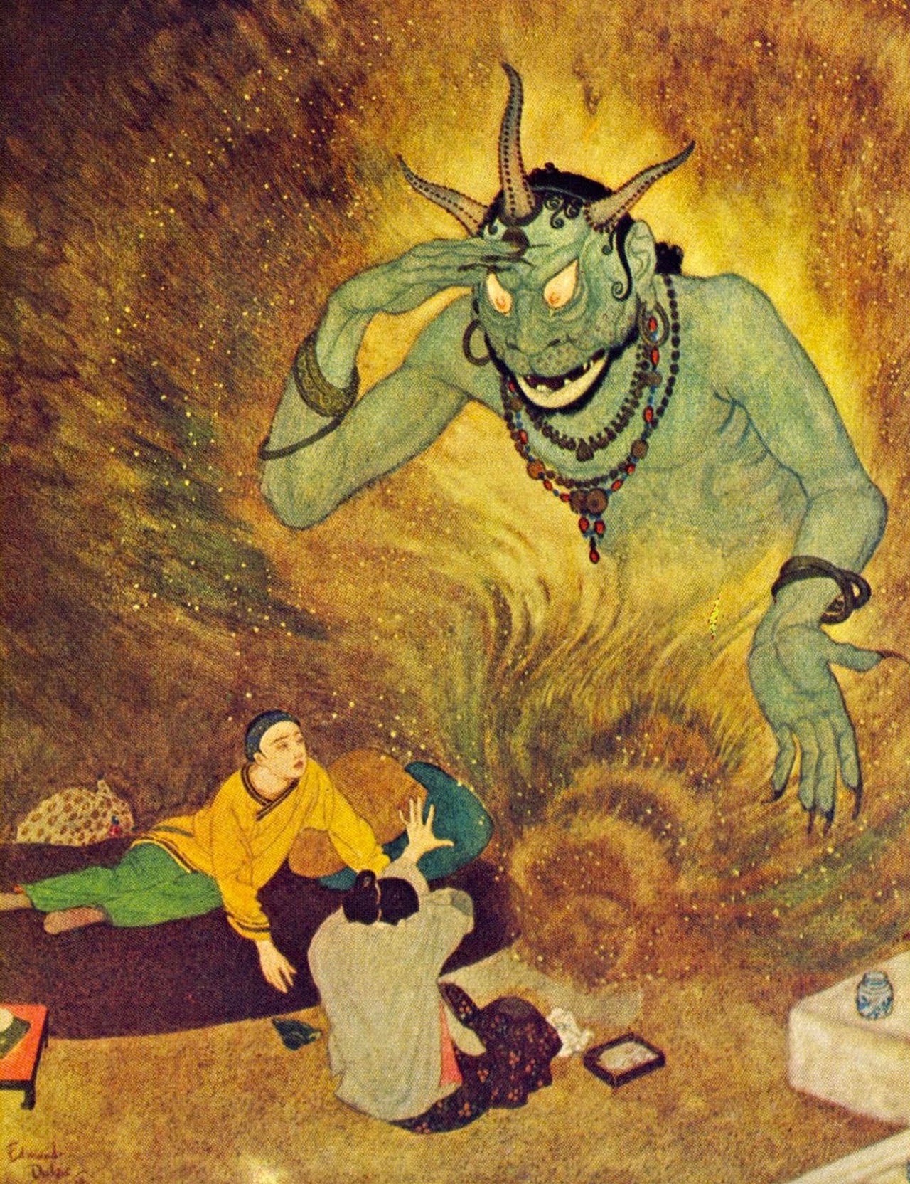 magictransistor:  Edmund Dulac, Stories from The Arabian Nights, 1907.