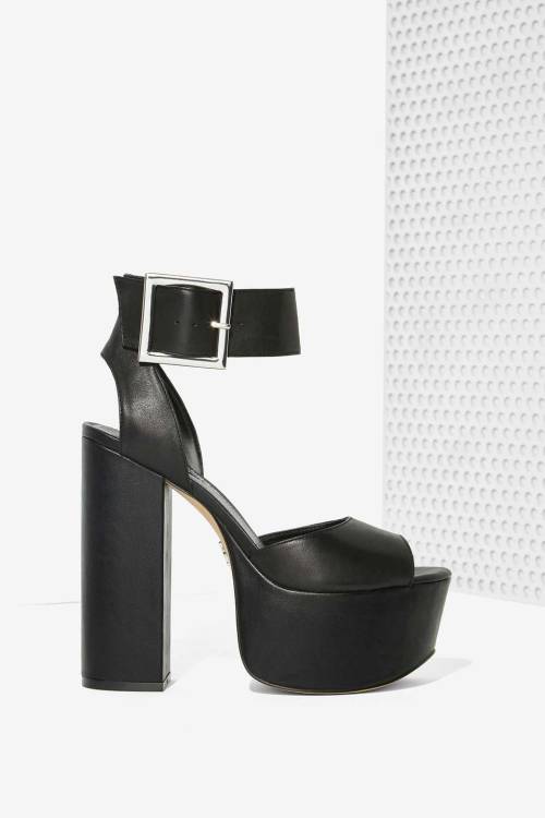 Windsor Smith Tuckie Leather Platform