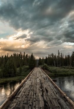 ponderation:  Sunset’s Bridge by Adrian