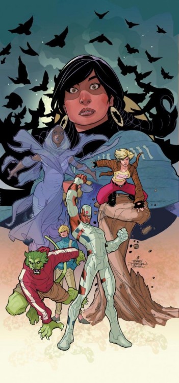 Just announced Teen Titans: Earth One by Jeff Lemire and terry &amp; Rachel Dodson. From this ar