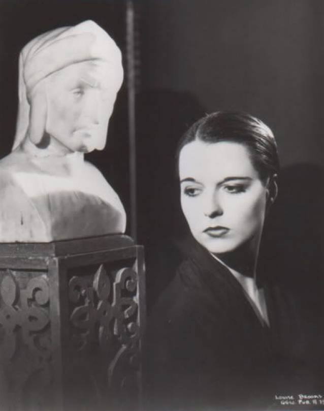 sddubs: Louise Brooks and a bust of Dante Alighieri for “God’s Gift to Women”