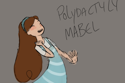 Polydactyly MabelJust imagine Stans/Fords reactions to seeing her hands!!!