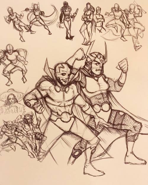 Kirby&rsquo;s birthday yesterday got me in the mood for some Big Barda &amp; Mr. Miracle Ideal coup