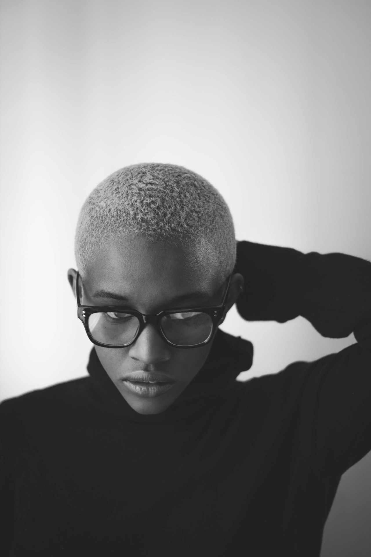 youngblackandvegan:  courtneyindepth:  ok 6 b&amp;w self portraits of 2014 [see