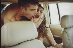 Erikalust:  Sneaking Away To Enjoy Some Hot Hot Hot Passion On The Back Seat…Car