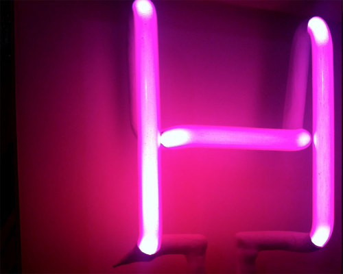 Light lettering Andy Doig has been creating neon... | Type Worship ...