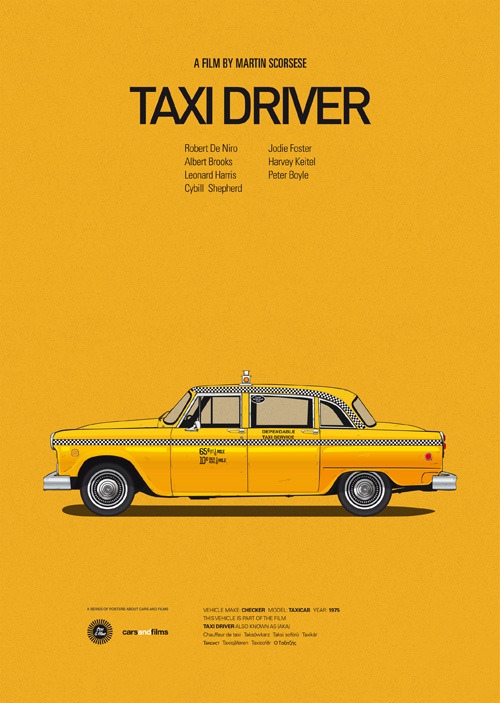 escapekit:  Cars and Films Spain based designer/illustrator Jesús Prudencio has