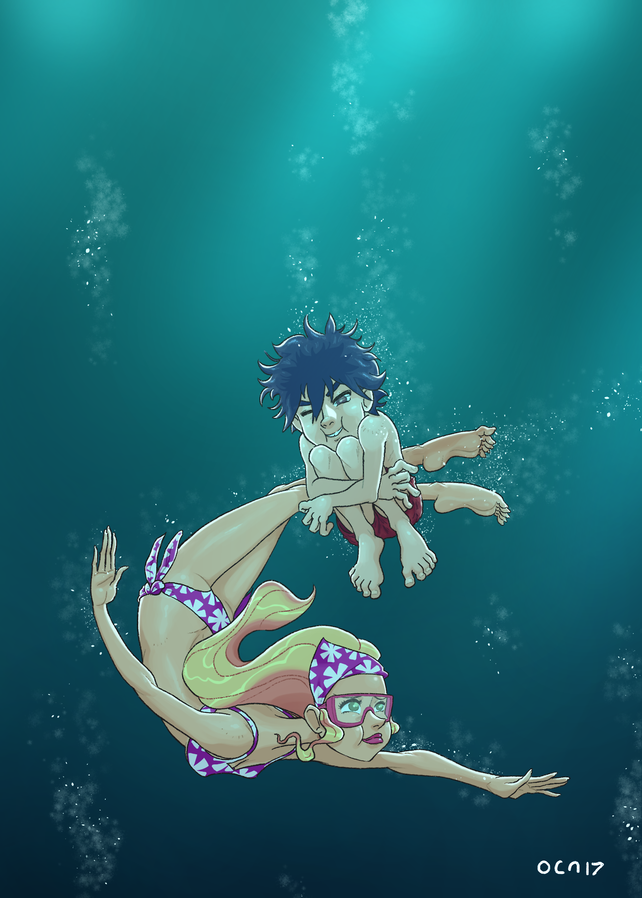 oca-world: Fourth commission! As promised, the second of the Big Hero 6 beach theme,