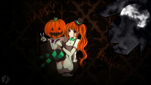 Halloween Wallpapers • Pumpkin theme • Anime/ Video Game characters • Desktop