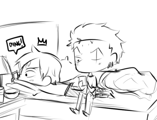 ask-themarimo: ask-sanji://////// Just doing smoochie photos with the bf