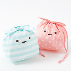 Sumikko Gurashi Furoshiki Drawstring Bags