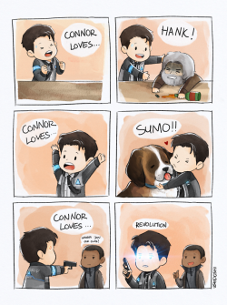 ushidoshi:  Connor loves memes.