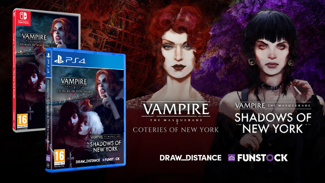 Vampire: The Masquerade, Coteries of New York, Shadows of New York, PS4, Switch, NoobFeed