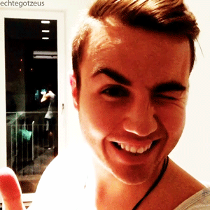 echtegotzeus:   Dinner with the crew 😂😜👌#partofgoetze  Mario via instagram