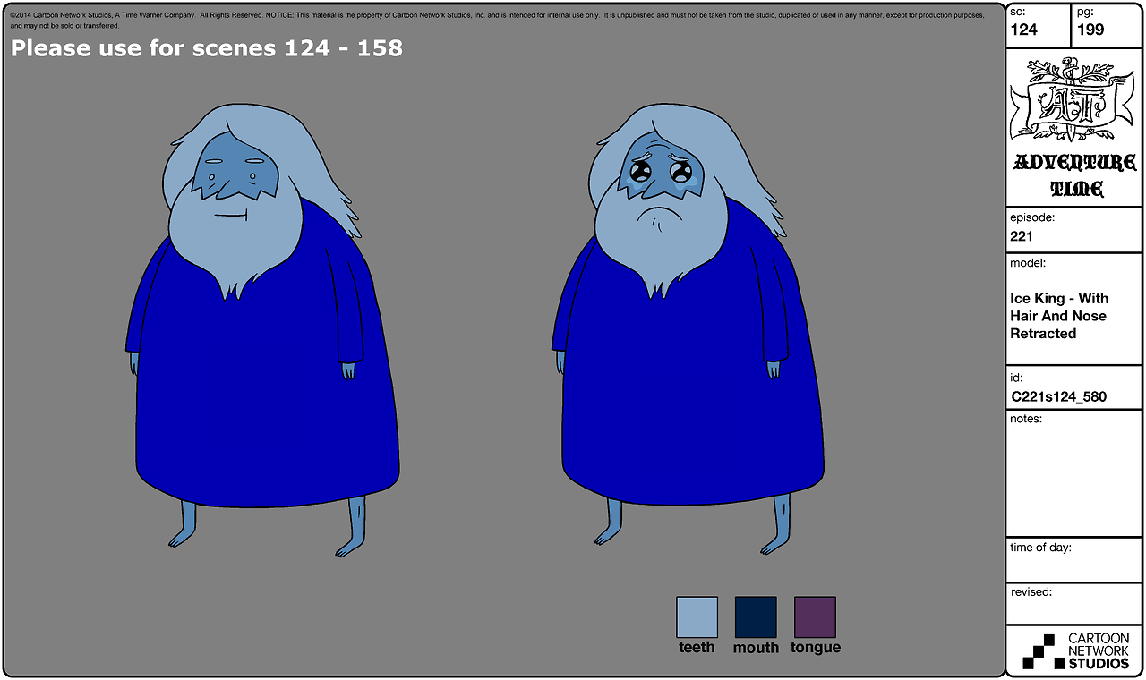 selected character model sheets from King’s Ransomcharacter &amp; prop supervisor