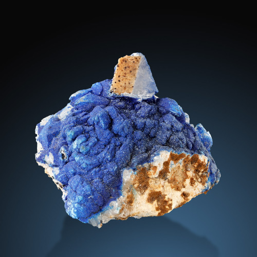 Azurite and Dolomite - St Gertraudi, Brixlegg, Tyrol, Austria