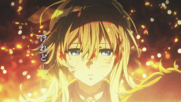 The animation in Violet Evergarden looks...