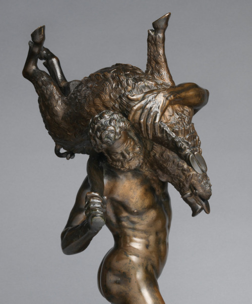 Detail of Hercules and the Erymanthian Boar, after a model by GiambolognaItalian, mid-17th cent