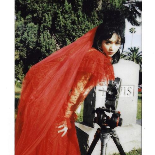 “rodarte: Love ❤️ @rowanblanchard dressed as Lydia Deetz for @cinespia’s season opening film: Beetle