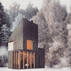 nonconcept:  Modern Winter Shelter in Bjelašnica, Bosnia Herzegovina by FO4A.