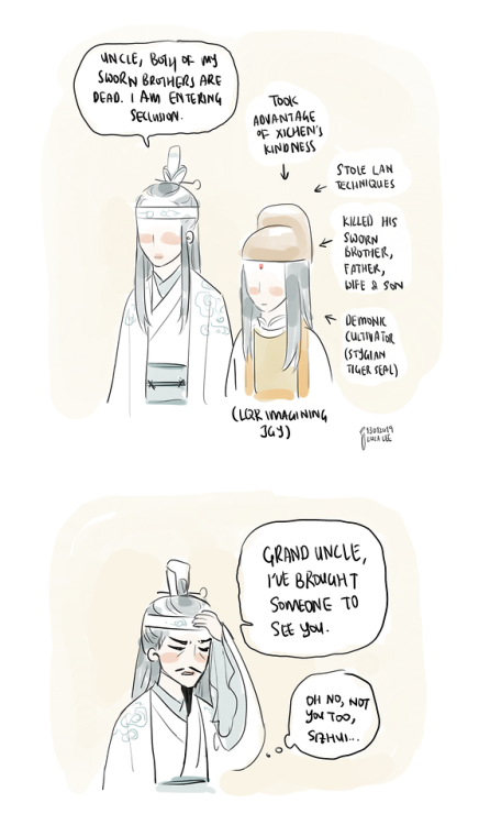 chiefavenueglitter: lee-luca:Mo Dao Zu Shi: The Worst Lan Tradition Ever™ (feat. LQR’s e