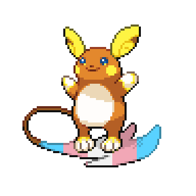 So it turns out that Alolan Raichu’s tail is 60 pixels wide, which divides very nicely into three, f