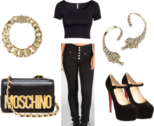 'Moschino' By Esteele-stylin-the-nation Featuring High Heel Pumps