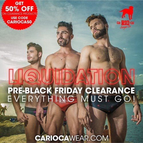 CA-RIO-CA Sunga Co. LIQUIDATION! Get EXTRA 50% OFF* on all clearance products - no exclusions | Use 