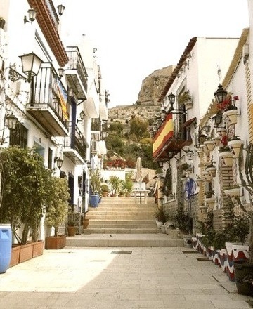Santa Cruz District In Alicante, Spain