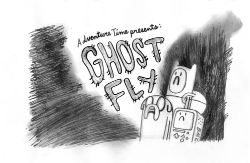 Ghost Fly title card concepts by storyboard artist Graham Falk