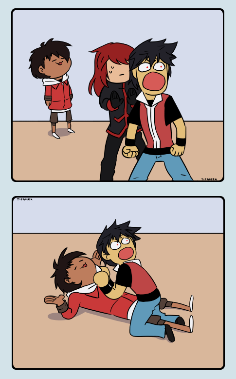 tifamex: Red can get a bit… overprotective when its about Ash. It’s been a while