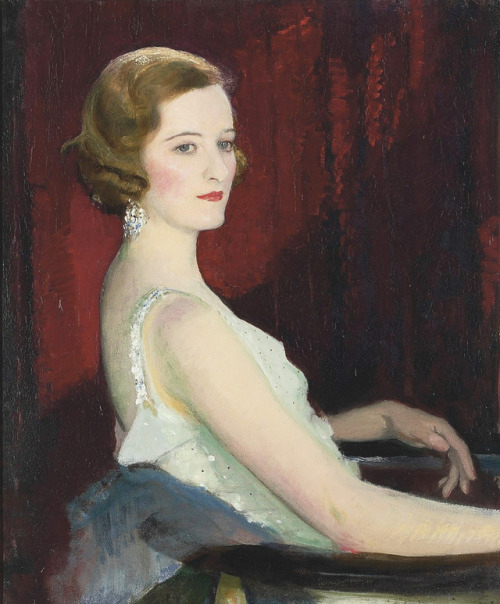 Portrait of Miss Beaton by George Spencer Watson