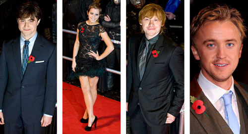 potribugods:10 Years Of Harry Potter Premieres(x)thank god somebody started picking out your clothes